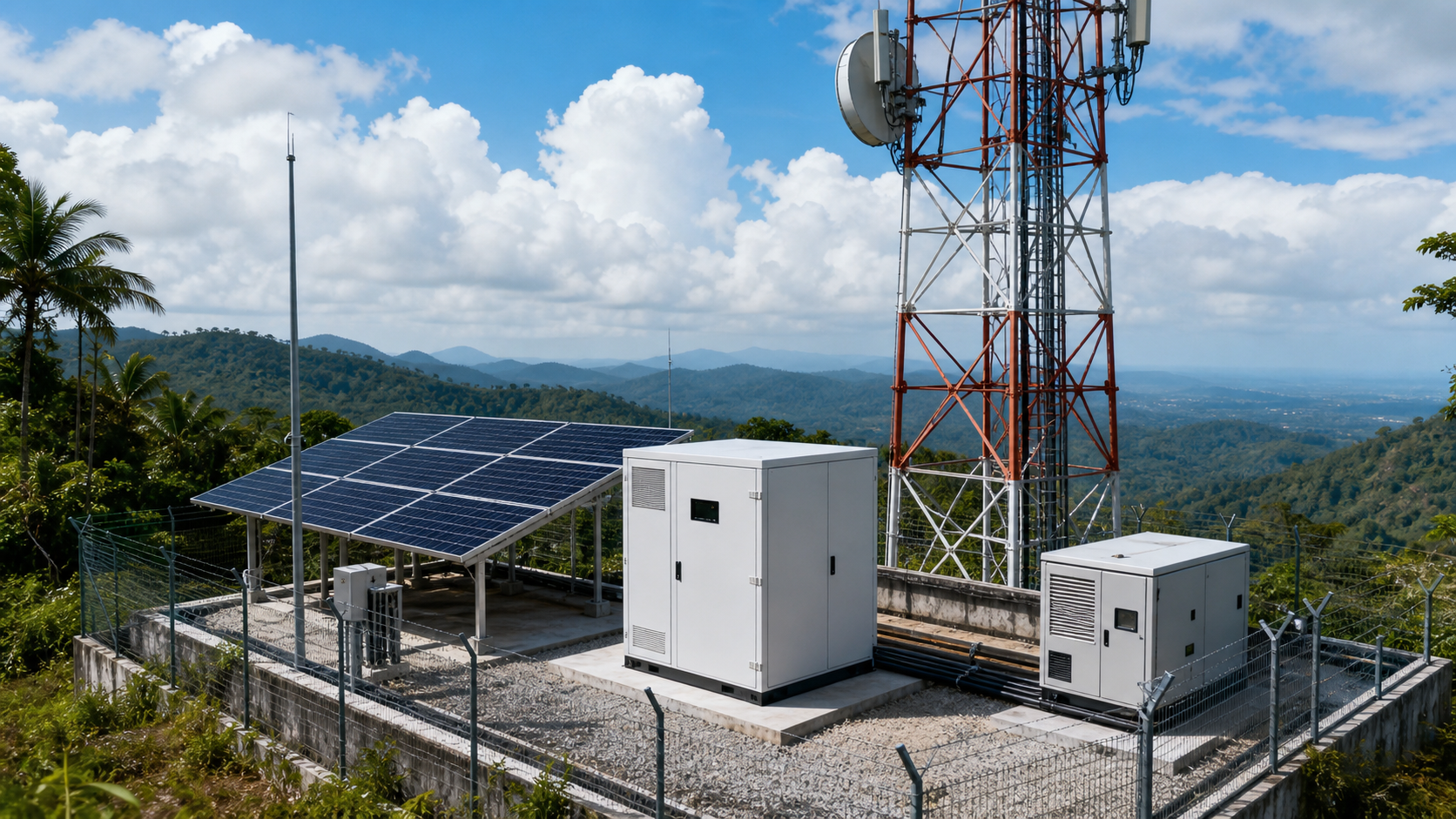 BESS use case for remote communication tower